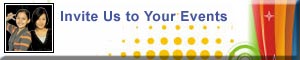 Invite the WOWBatangas Team to your events.
