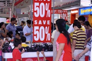 50 percent sale at SM City Lipa