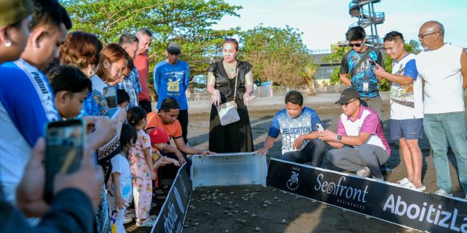 Aboitiz Land releases over 1,100 pawikan hatchlings in San Juan, Batangas